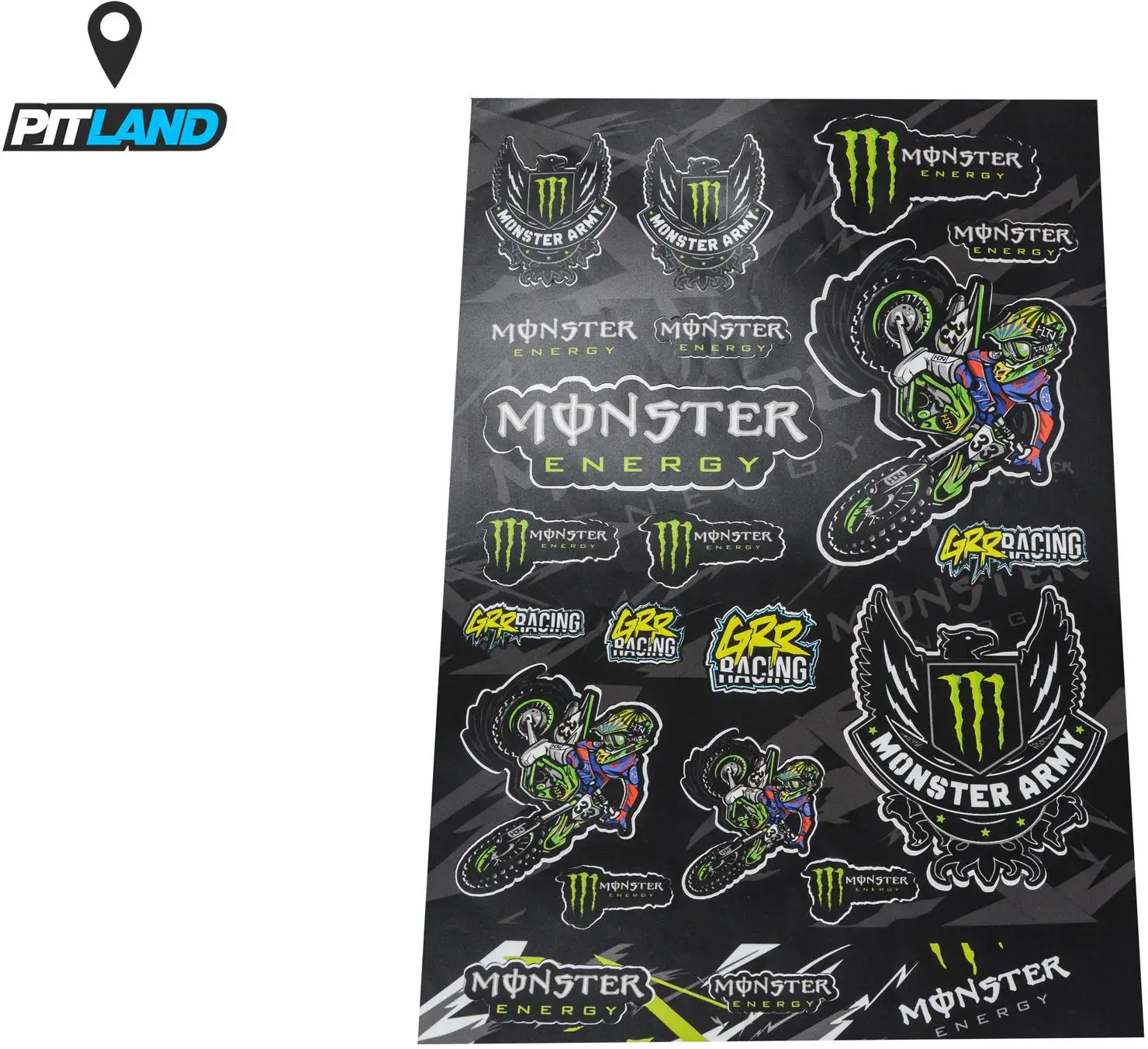 Наклейки Monster Army A3 винил #5