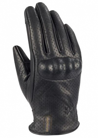 Перчатки кожаные мужские Bering ZACK PERFO Black Перчатки кожаные мужские Bering ZACK PERFO Black