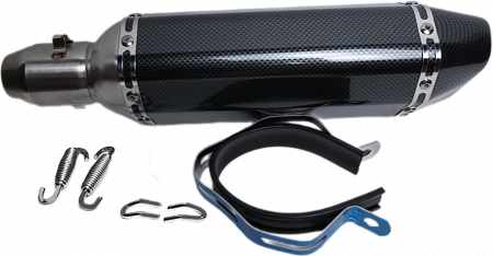 Глушитель AKRAPOVIC #4 (L=370) шестигранный карбон Глушитель AKRAPOVIC #4 (L=370) шестигранный карбон
