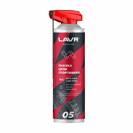 Смазка цепи LAVR motoline Спортивная (650 мл) (ЧЗ) Смазка цепи LAVR motoline Спортивная (650 мл) (ЧЗ)